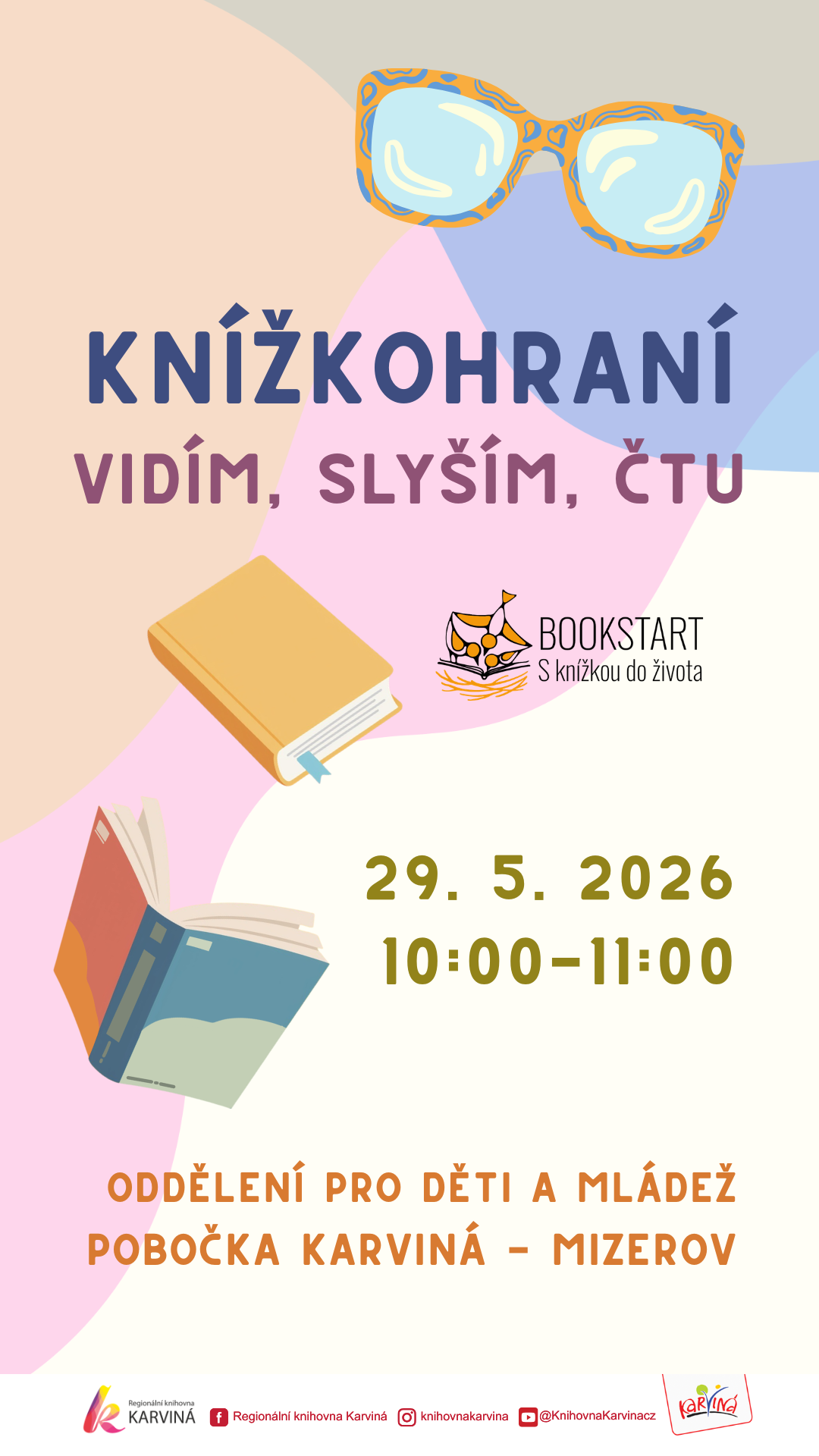 Bookstart - S knížkou do života: Vidím, slyším, čtu
